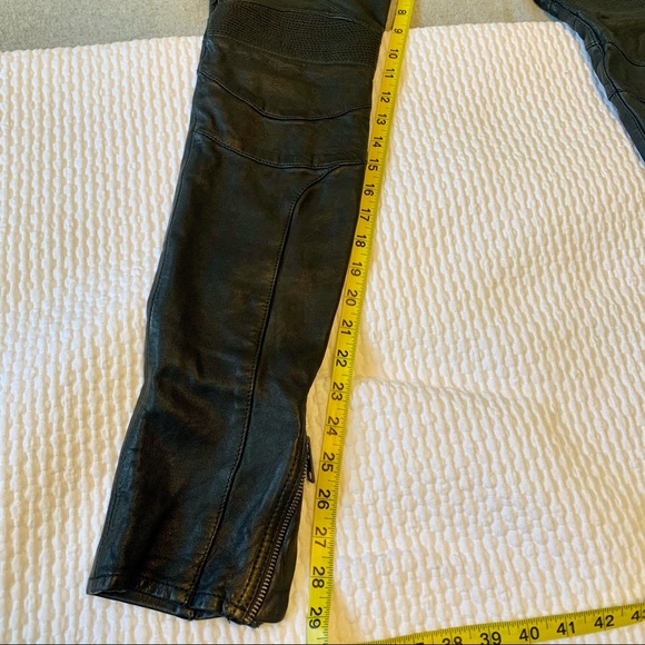 Allsaints leather motorcycle pant - Picture 10 of 12